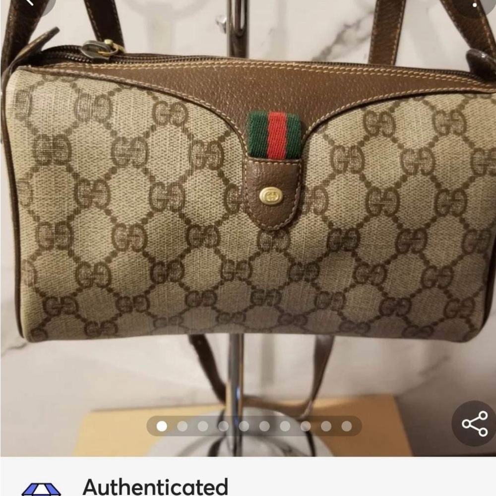 ***Sold***Gucci Canvas Web